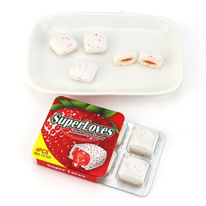 Super Loves 4pcs chewing-gum carré rempli de confiture - Product Image 5