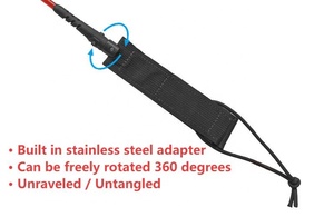 Venta al por mayor de fábrica y correa de tabla de surf OEM correa de surf recta duradera para cuerda de pierna de Surf cuerda de rodilla - Product Image 6