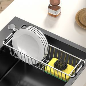 Grand évier simple en acier inoxydable 304, à encastrer, épaissi, pour cuisine domestique - Product Image 2