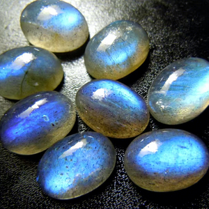 Cabujón Ovalado de Labradorita Natural de 10x14 mm, Piedra Preciosa Pulida, Piedra Suelta para Joyería y Joyería Personalizada - Product Image 1