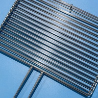 Prix d'usine Panier de cuisson pour barbecue en acier inoxydable 304, carré plat, réutilisable, portable, avec système de verrouillage sécurisé, pour grillades de poisson en extérieur