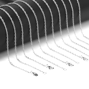 Silver/Gold 316L Stainless Steel 45/50/60 Link <b>Chain</b> Cross <b>Chain</b> Match <b>Necklace</b> Accessory O <b>Chain</b> for Party Trendy Jewelry - Product Image 6