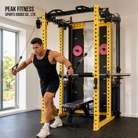 2026 Soporte de Sentadillas Plegable Multifuncional Comercial Montado en Pared para Uso Doméstico y en Gimnasios con Soporte de Pesas de Acero Inoxidable