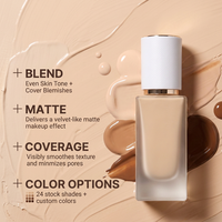 Fond de Teint Liquide Professionnel 30ml avec Flacon Pompe – Haute Pigmentation, Base Impeccable, Maquillage de Base, Kit Marque Privée
