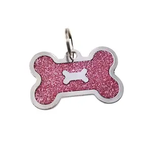 Popolare Personalizzato Sublimazione In Bianco Pet Dog ID Tag di Buona Qualità In Metallo Dog Tags