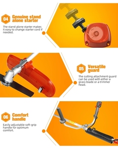 Professional Industrial 2-Stroke <b>Gasoline</b> Rice Crop Cutting Brush Cutter Grass Trimmer 143R-II OEM Customizable for Agriculture - Product Image 1