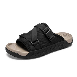 Kaymaz Yazlık Yumuşak Dayanıklı Dış Mekan Terlikleri Trend MD Kauçuk Sade Erkek Kadın Büyük Beden Fileli Açık Burunlu Dış Mekan Terlikleri - Product Image 4