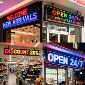 Letrero LED Programable para Exteriores, Letreros Digitales para Negocios, Tablero <span class=keywords><strong>de</strong></span> Mensajes Electrónicos Desplazables, Pantalla con Control Wifi - Product Image 3