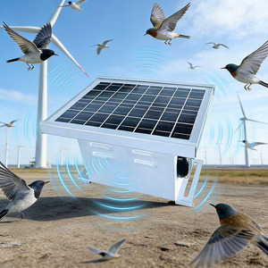 Répulsif à oiseaux <span class=keywords><strong>Crow</strong></span> Bird avec quatre haut-parleurs intégrés, émet des ondes sonores anti-agression pour les granges, les quais de chargement et les postes de substation - Product Image 5