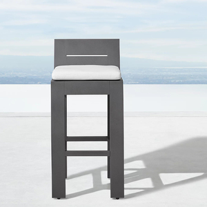 Chaises de bar en métal pour le loisir, tabourets de bar durables en aluminium pour l'extérieur, patio, jardin, hôtel, comptoir de bar - Product Image 4