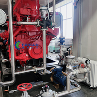 Grupo Electrógeno de Alta Productividad de 500kw 625kva, Trifásico, 4 Hilos, 400V, GNL, GNC, Gas Natural, Turbina de Gas BHKW CHP, Motor CUMMINS