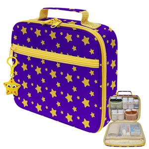 Estuche para Medicamentos Infantiles, Organizador de Pastillas de Viaje Impermeable de Poliéster Mediano, Bolsa para Medicamentos Infantiles con Cierre - Product Image 1