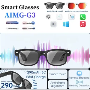 Gafas Inteligentes con IA 2026, Cámara de 8MP, Grabadora de Video 1080P, Traducción Simultánea por IA, Llamadas Bluetooth, AIMB-G3 - Product Image 4