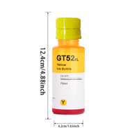 Untuk Tinta Dye Botol GT51XL GT52, Tinta Kompatibel GT51XL GT52 untuk Printer Tank 310 315 319 410 415 419