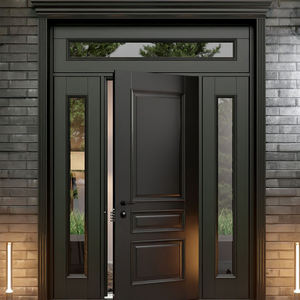Portes extérieures contemporaines en aluminium ZEKIN, portes d'entrée résidentielles, porte principale certifiée CE ISO NFRC - Product Image 2