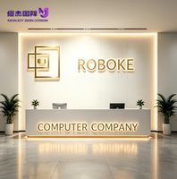 Lettres 3D en acier inoxydable personnalisées rétroéclairées par LED, halo inversé illuminé, logo mural pour entreprise, bureau, signalétique, étanche IP65, usage commercial