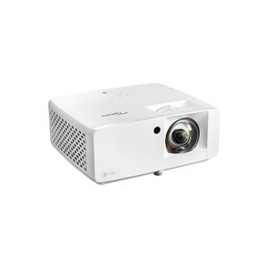 Projecteur laser Optoma ZH450ST à <span class=keywords><strong>focale</strong></span> <span class=keywords><strong>courte</strong></span>, 4200 lumens ANSI, DLP 1080p 3D, blanc, compatible <span class=keywords><strong>4K</strong></span>, contraste 300 000:1, divertissement familial - Product Image 2