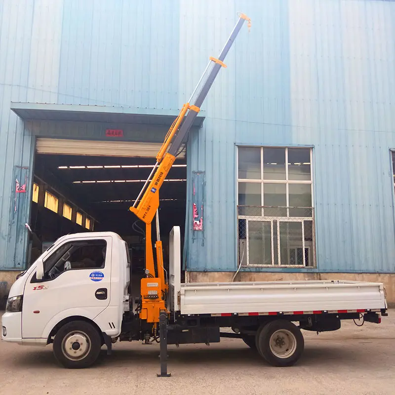 HAOY Sales Small Mini Mounted Pickup China Knuckle Boom Used Manipulator Cars Truck Crane
