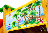 Videur gonflable à prix d'usine commercial avec boîte à eau toboggan Jumper Bouncy Castle Bounce House Combo avec piscine