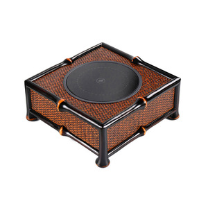 Handmade bamboo-woven electric ceramic stove, new Chinese style Yunfei electric <b>tea</b> stove, bamboo <b>tea</b> <b>maker</b>, small household - Product Image 5