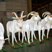 Farol Chino Grande Personalizado con Luces para Decoración de Eventos Nocturnos en Interiores y Exteriores, Faroles con Temática de Animales