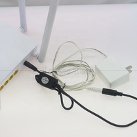 Minuteur de réinitialisation automatique portable 24h pour routeur WiFi, 5V-15V DC, avec fonction de redémarrage automatique et câble