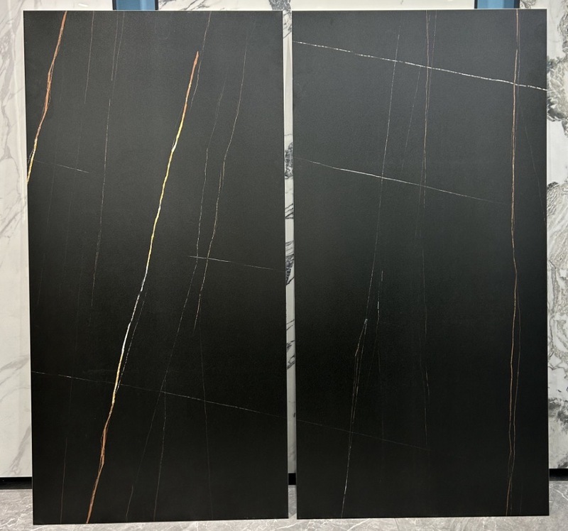 Port Laurent Slab Black Marble Thin
