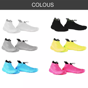 Hoge Kwaliteit <span class=keywords><strong>Promo</strong></span> Siliconen Schoenen Beschermer Creatieve Laarzen Anti-Slip Wasbare Bescherming Bpa Gratis Custom Anti-Slip Draagbare Regen - Product Image 2