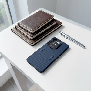 Cover Protettiva Posteriore INFINIX Note50+ con Design in Fibra di Carbonio e Chiusura Magnetica per Camon 40 e HOT50 - Product Image 2