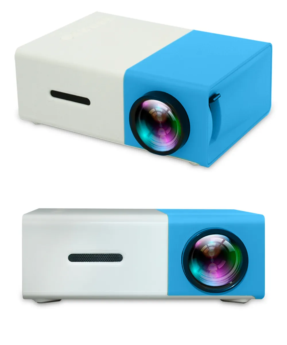 HOT YG300 Digital Pro LED Mini-Strahl-Mobil projektor 1080P Full HD Unterstützt USB AV TF PS4 Portable Home Media Player