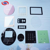 Verre de protection avant Gorilla Glass pour module d'affichage, avec revêtement d'usine AR AF AG anti-reflet, anti-éblouissement et anti-traces de doigts, et fonction tactile.