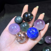 Natürlicher Kristall-Handwerksstein Quarz Obsidian Achat Amethyst Lapis Mini Klein 2-3cm für Heilung Dekoration Spirituell
