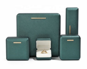 Hộp Đồ Trang Sức Màu Xanh Đậm Sang Trọng Tùy Chỉnh Logo Của Bạn - Product Image 2