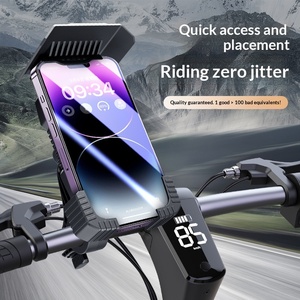 Support de téléphone universel antichoc en plastique de haute qualité pour guidon et rétroviseur, pour motos, vélos et véhicules électriques - Product Image 2