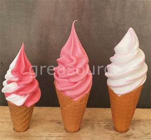Décoration de scène pour événement sur le thème de la boutique de crème glacée, idéale pour les fêtes sur le campus, modèle alimentaire lumineux DIY rose et mignon de 8,28 pouces, saveur double vanille. - Product Image 6