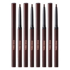 Descuento Sam Three Edge Pencil Eyeliner BR01 0,25g 02 Crema vegana marrón oscuro Maquillaje resistente al agua Caja de características naturales Embalaje - Product Image 1