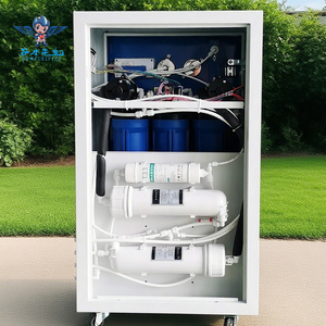 Máquina de Agua Potable con Filtro de Ósmosis Inversa con Marco de Hierro, Bomba PLC, Recipiente a Presión de 200L/Hora, Marca JINSWE, 110V/220V/380V - Product Image 6