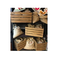 Sac en jute écologique personnalisé avec logo imprimé, idéal pour le café, les cadeaux de Noël, avec cordon de serrage en coton marron, taille personnalisée, impression numérique