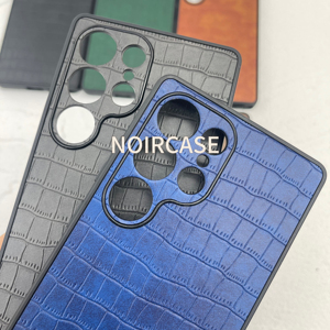 Funda de teléfono de TPU para hombre: adecuada para negocios, compatible con <span class=keywords><strong>modelos</strong></span> <span class=keywords><strong>Samsung</strong></span>, sensación Premium, práctica, textura de cuero - Product Image 5