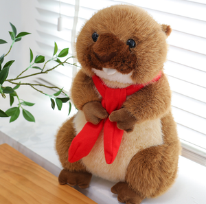 Cute Brown Beaver <strong>Plush</strong> Toy Children Toys <strong>Custom</strong> Stuffed Animal High Quality <strong>Soft</strong> Pillow <strong>Cushion</strong> - Product Image 4
