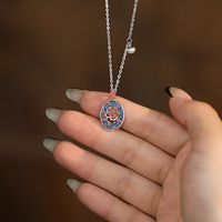Collier Danila en argent sterling 925 avec perles d'eau douce pour femmes, nouveaux éléments chinois