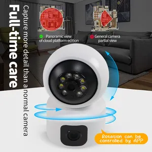 2024 Hot Sale 4MP 10x Zoom Dual Lens Wireless Surveillance Camera Remote Control Voice Intercom Night Vision