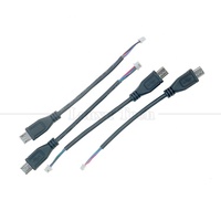Cable de PVC OEM Personalizado de Micro USB a JST de 4 Pines con Paso de 1.25mm para Impresora y Computadora