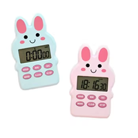 Niedliche Cartoon Tier digitale Küche Countdown Klassen zimmer Timer mit magnetischen Rücken dekorativ für Lehrer Koch zubehör