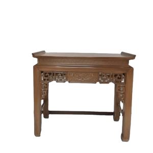 Table d'autel en bois Sindora à un niveau, artisanale en bois dur, pour espace de prière familial, vente en gros - Product Image 1