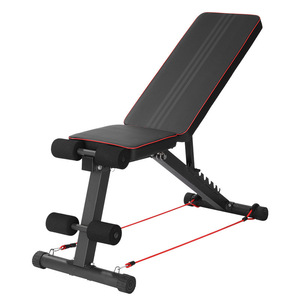 Adjustable Dumbbell <b>Bench</b> <b>Foldable</b> Home Fitness Equipment Sit Up <b>Bench</b> Black Red Steel Pipe Foam Unisex Indoor Use - Product Image 5
