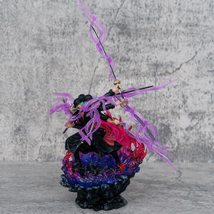 24cm One-Piece Anime Figure de Roronoa <span class=keywords><strong>Zoro</strong></span> Gk Trois Têtes Six Bras Neuf Couteaux Flow Ashura PVC Action <span class=keywords><strong>Figurine</strong></span> Modèle Jouets - Product Image 3