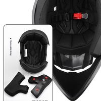Casque de VTT et de cross-country certifié DOT en ABS ; Conception intégrale pour la course et le descente