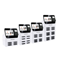 Station de recharge portable pour restaurant, banque d'alimentation publique durable, banques d'alimentation partagées avancées avec machine POS NFC