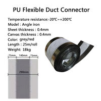Connecteurs de conduits flexibles en PVC pour CVC, amortisseurs de vibrations, garantie 1 an pour les systèmes d'évacuation industriels, hôpitaux, écoles